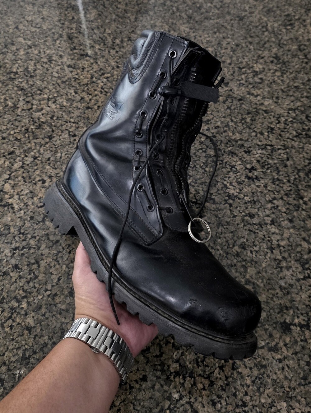 All American Boots MFG Firefighter Steel Toe Vibram Sole Men’s Boots Vintage Ans